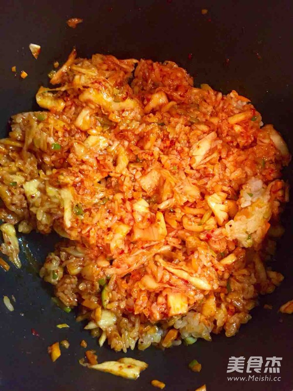 蛋包饭(辣白菜口味)