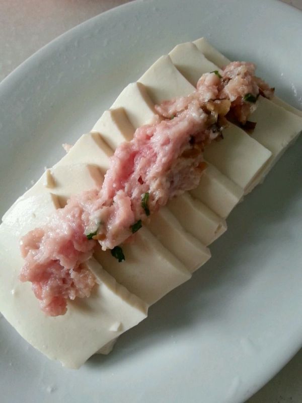 肉末剁椒蒸水嫩豆腐