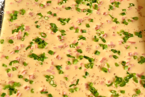 火腿肉松蛋糕卷