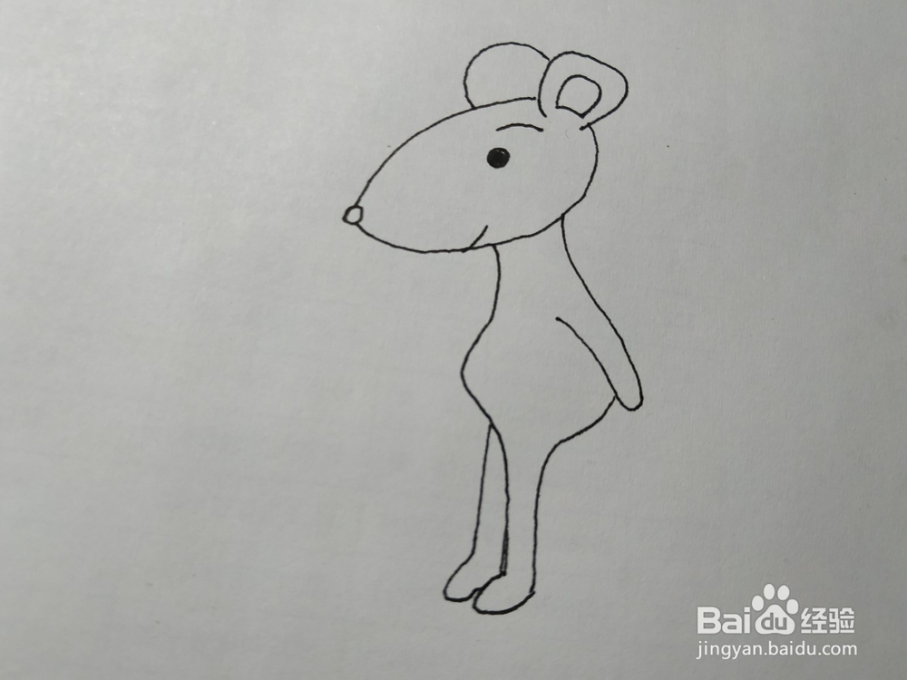 老鼠的简笔画怎么画?