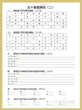 怎样学习日语五十音图