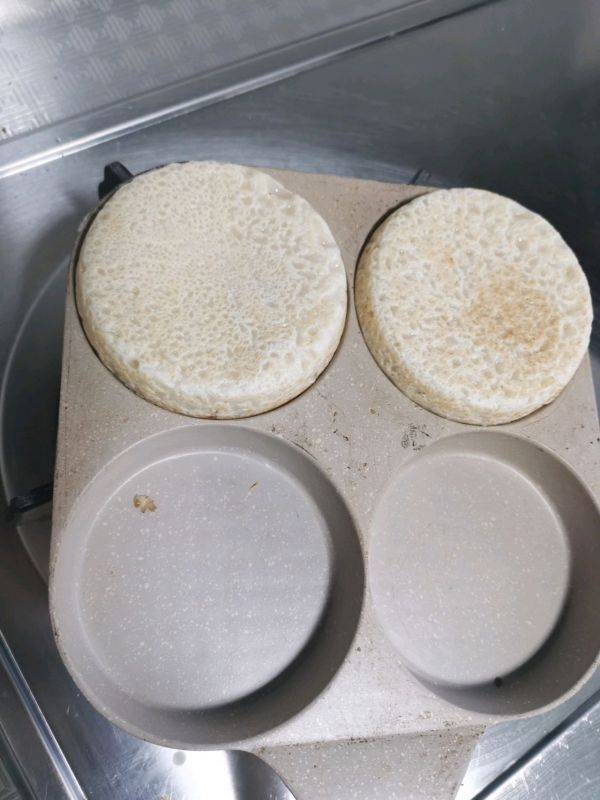 牛肉馅儿鸡蛋汉堡