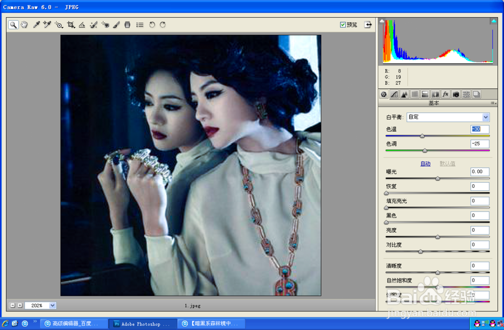 用PS调出暗黑系森林镜后世界
