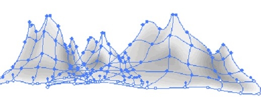 coreldraw制作山水画效果简单制作方法