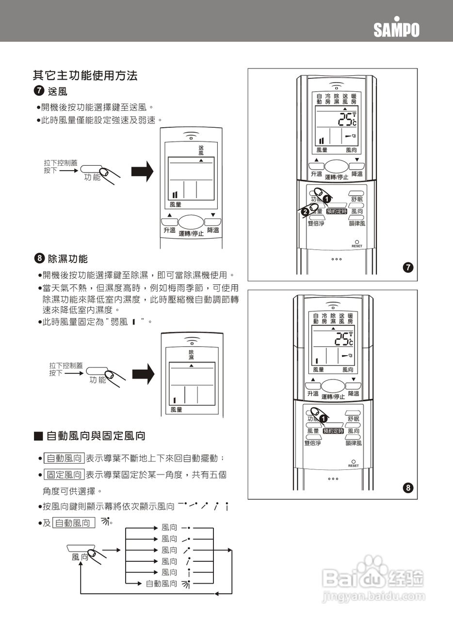声宝AM-B25DC变频分离式冷暖气机使用说明书:[2]