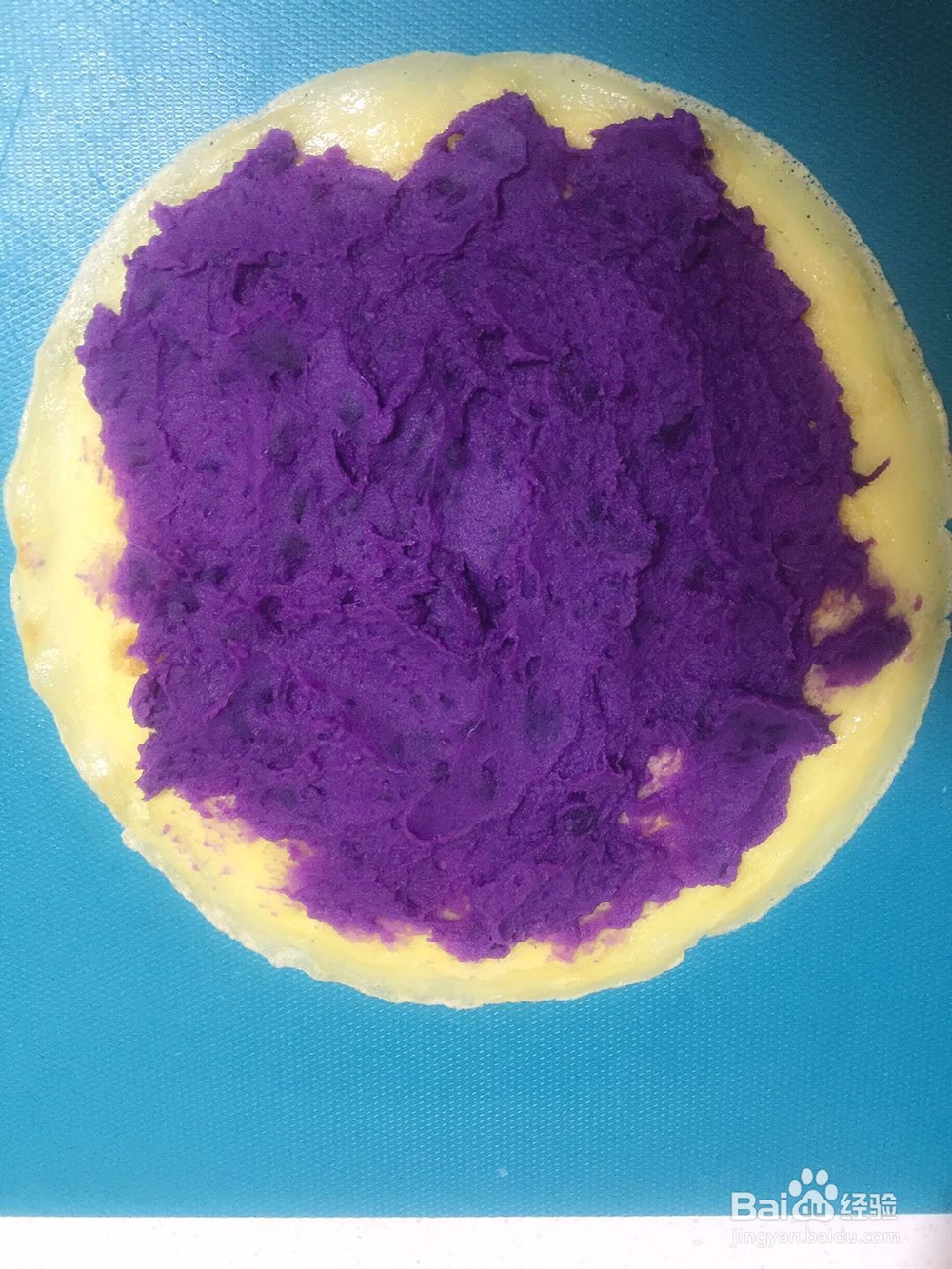 紫薯牛奶鸡蛋饼的做法
