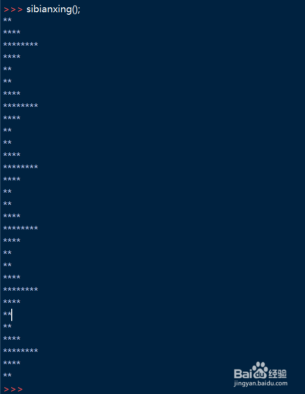 如何使用python语言中的函数打印不同的图形