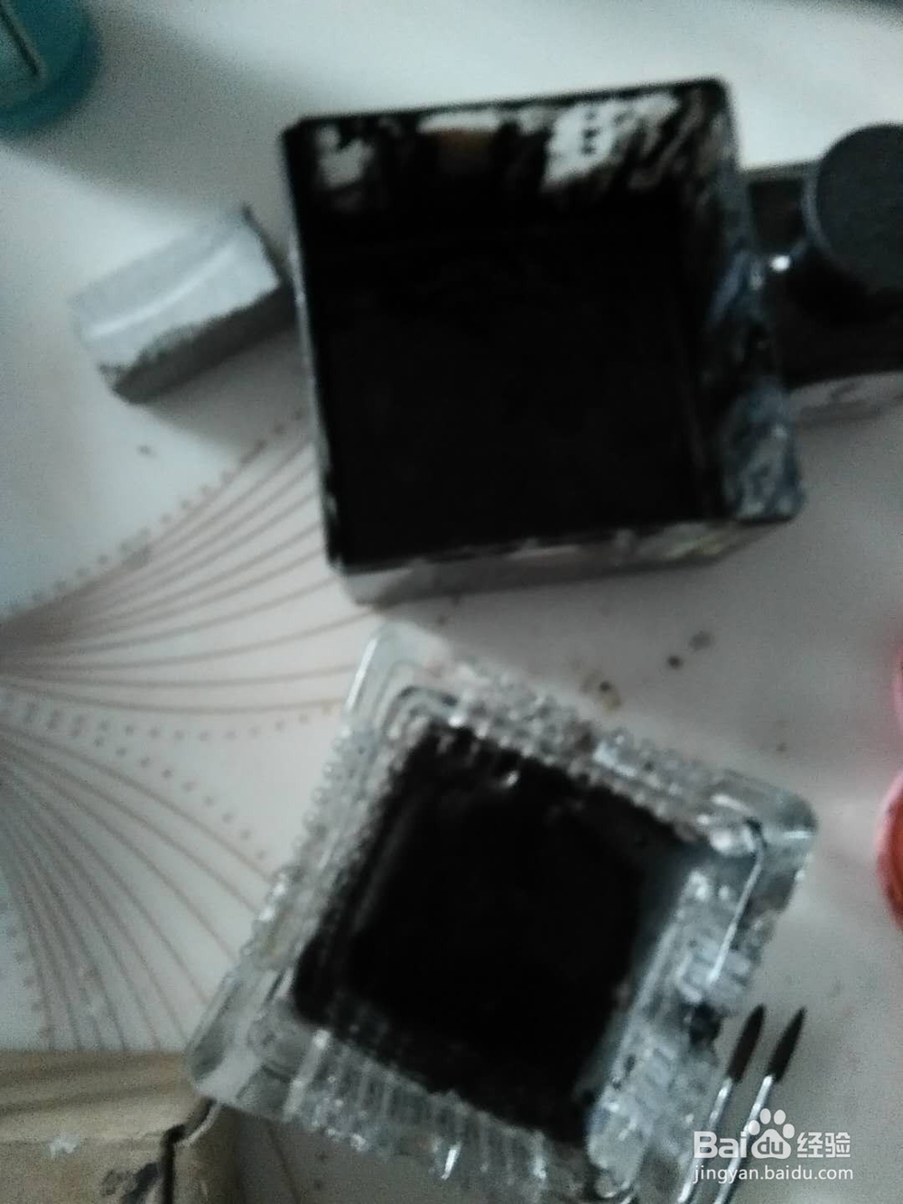 国画马的水墨画法。