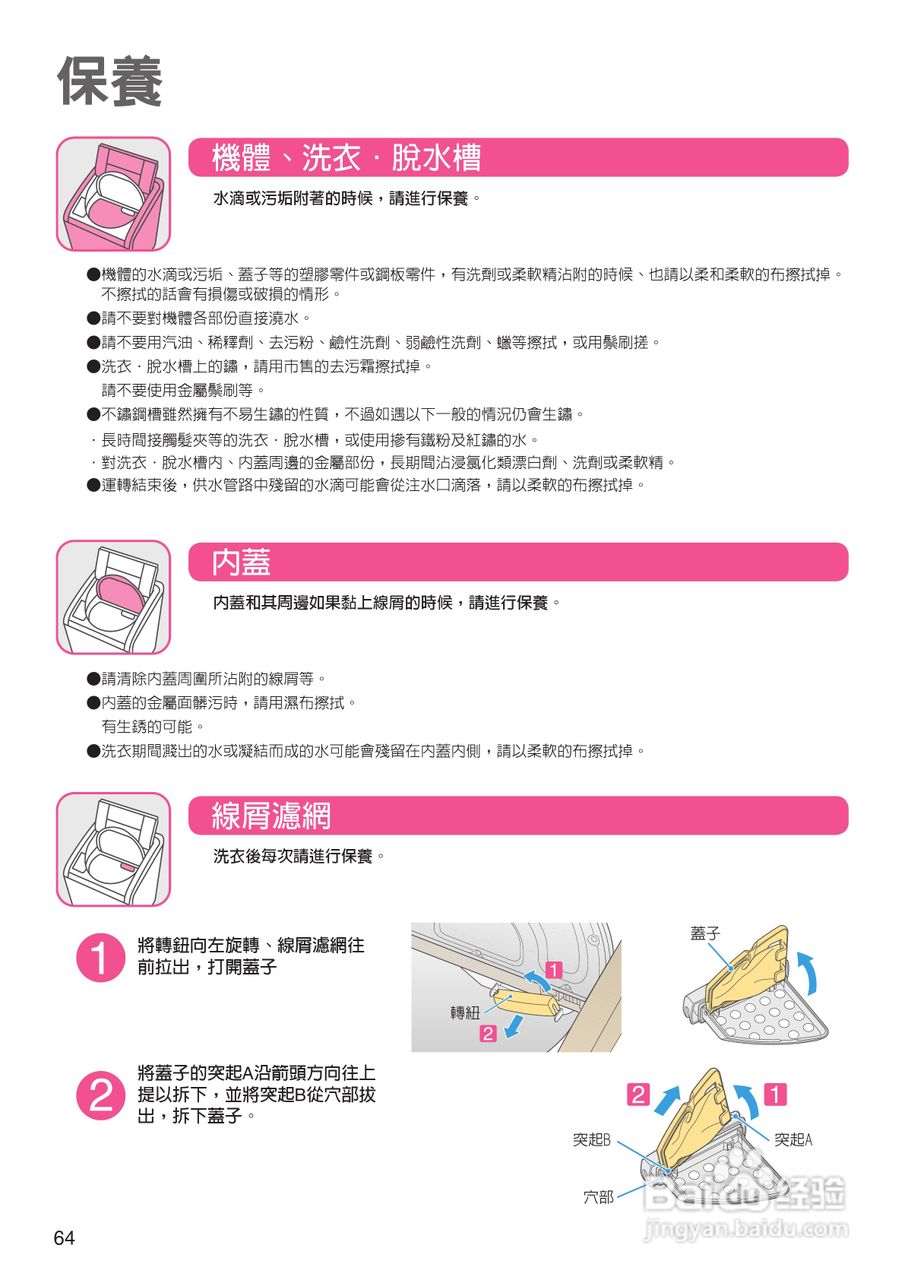 日立SF-BW12LV洗衣机使用说明书:[7]