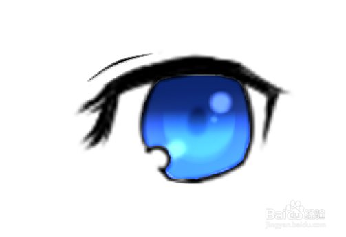 sai新手入门动漫眼睛画法
