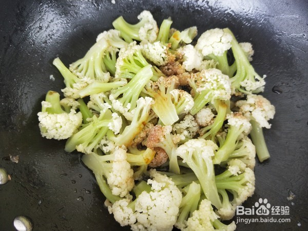 耗油蒜香花菜的做法