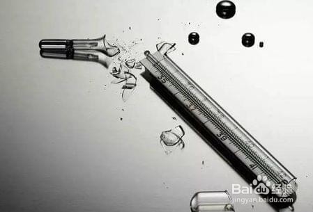 水银体温计打碎怎么清理