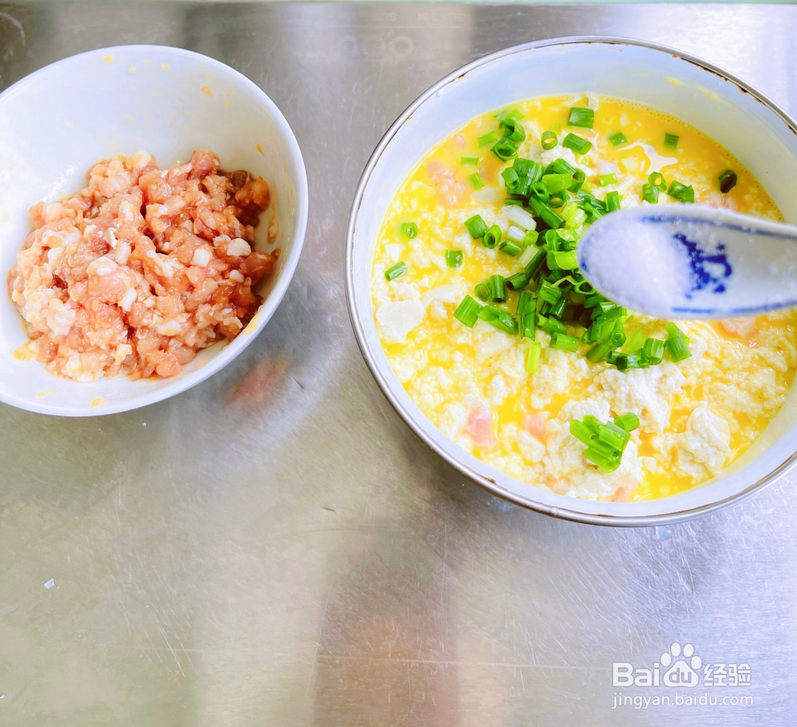 豆腐肉末蛋的做法