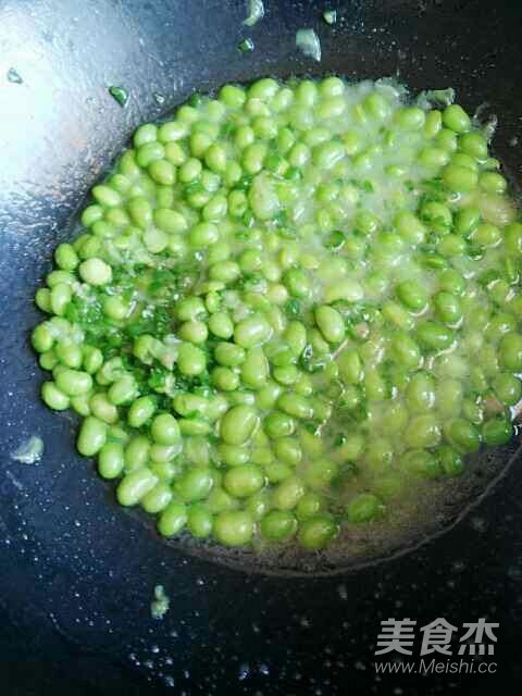青椒毛豆的做法