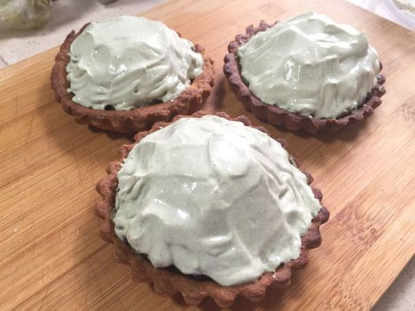 卡仕达抹茶红豆挞