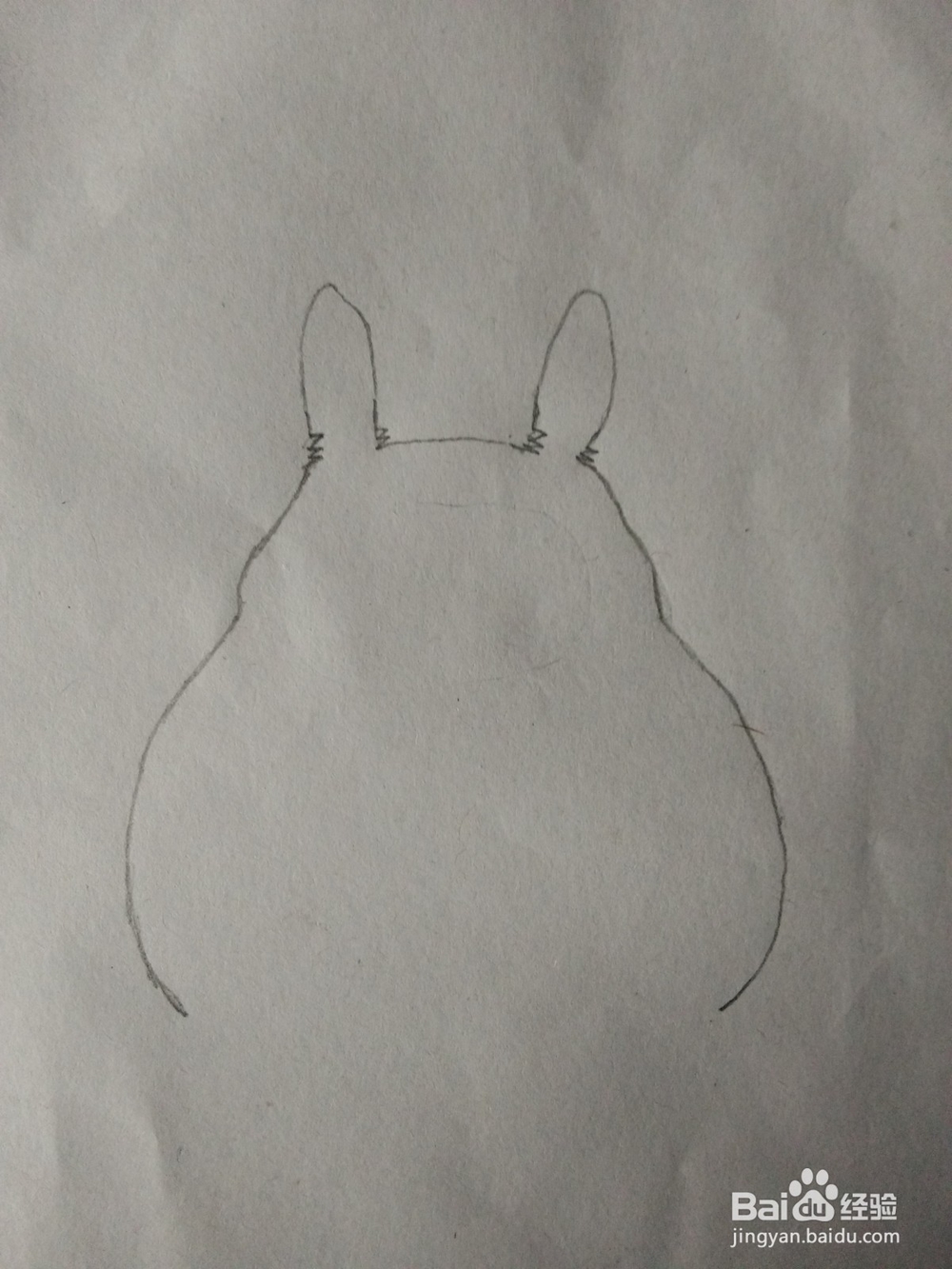 简笔画——怎么画龙猫
