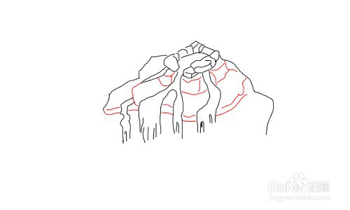 瀑布泉怎么画
