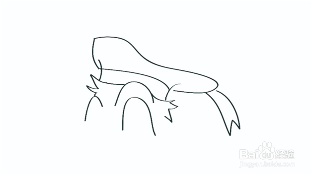 迪士尼唐老鸭简笔画