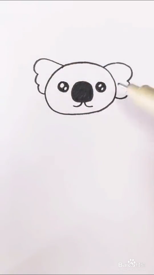 考拉的简笔画如何画?