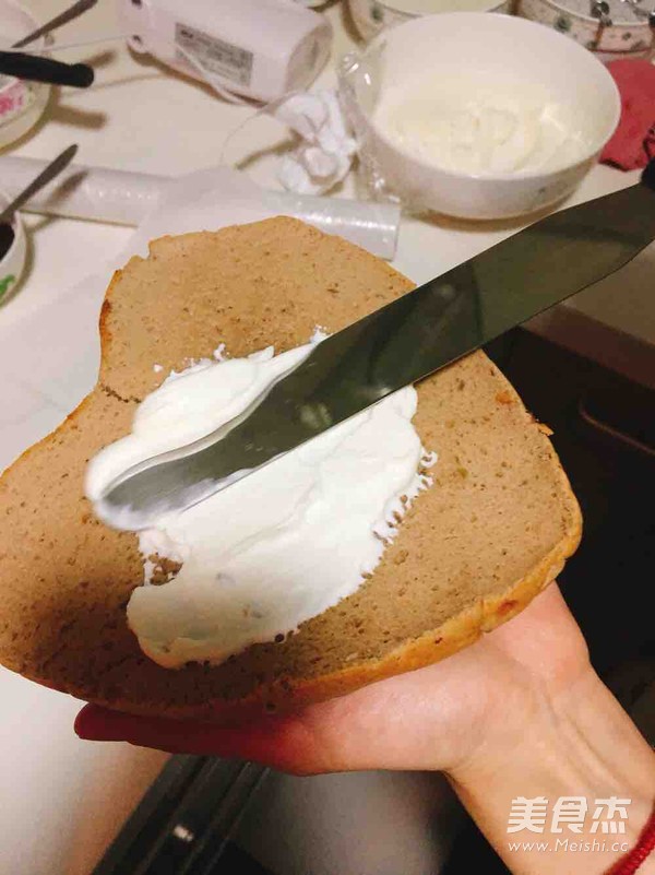 香蕉巧克力卡仕达蛋糕