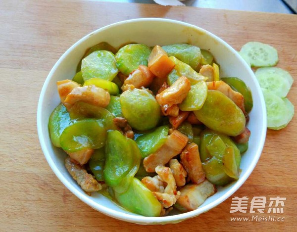 黄瓜炒肉的做法