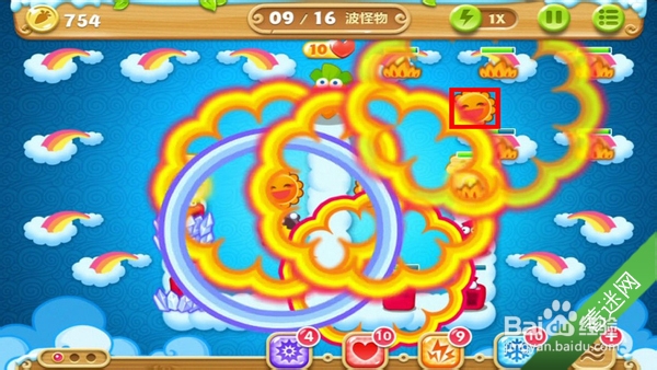 《保卫萝卜2》天空主题攻略 第63关