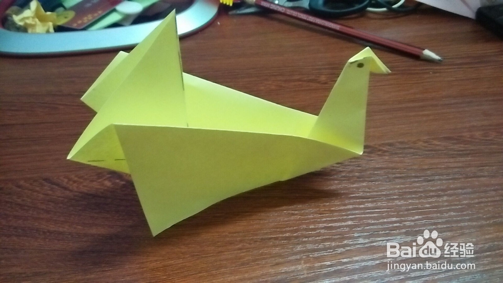 手工折纸——水鸟(1)