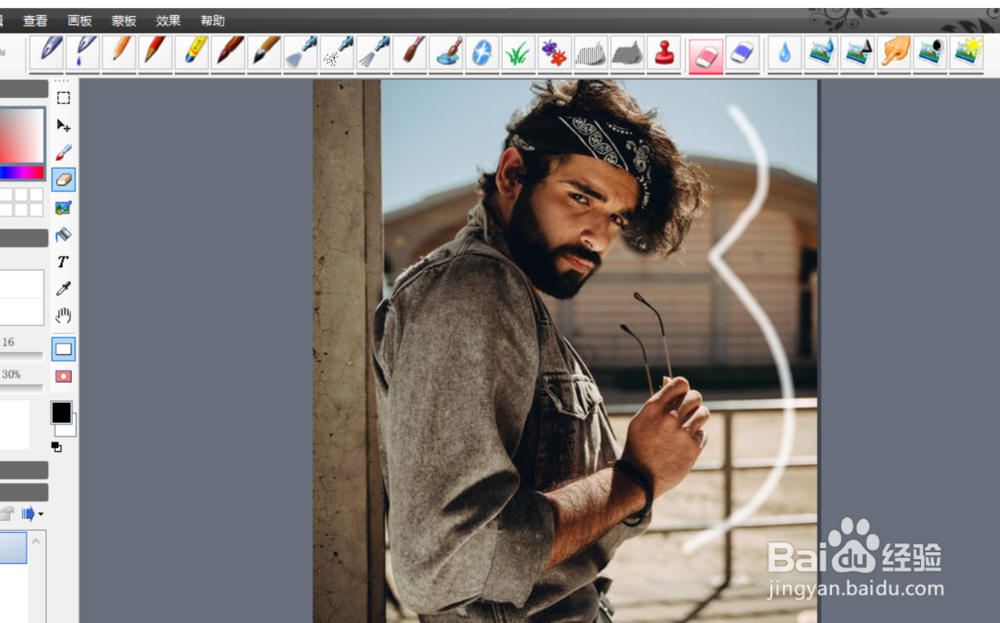 smoothdraw如何使用软橡皮工具？
