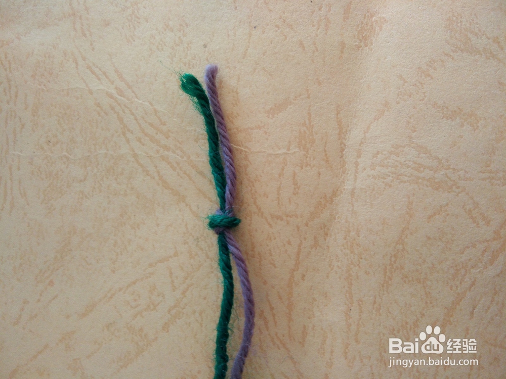 毛线打结方法
