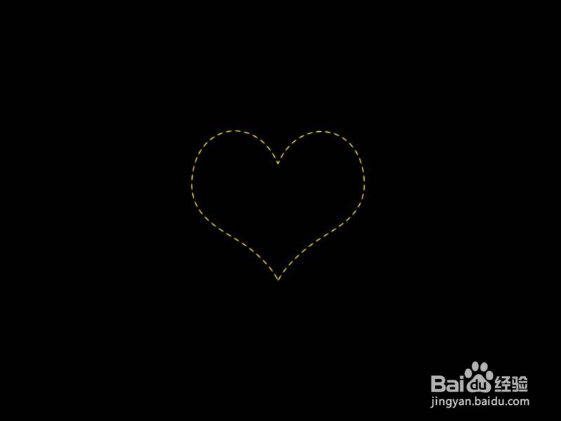 怎样用PS画出虚线