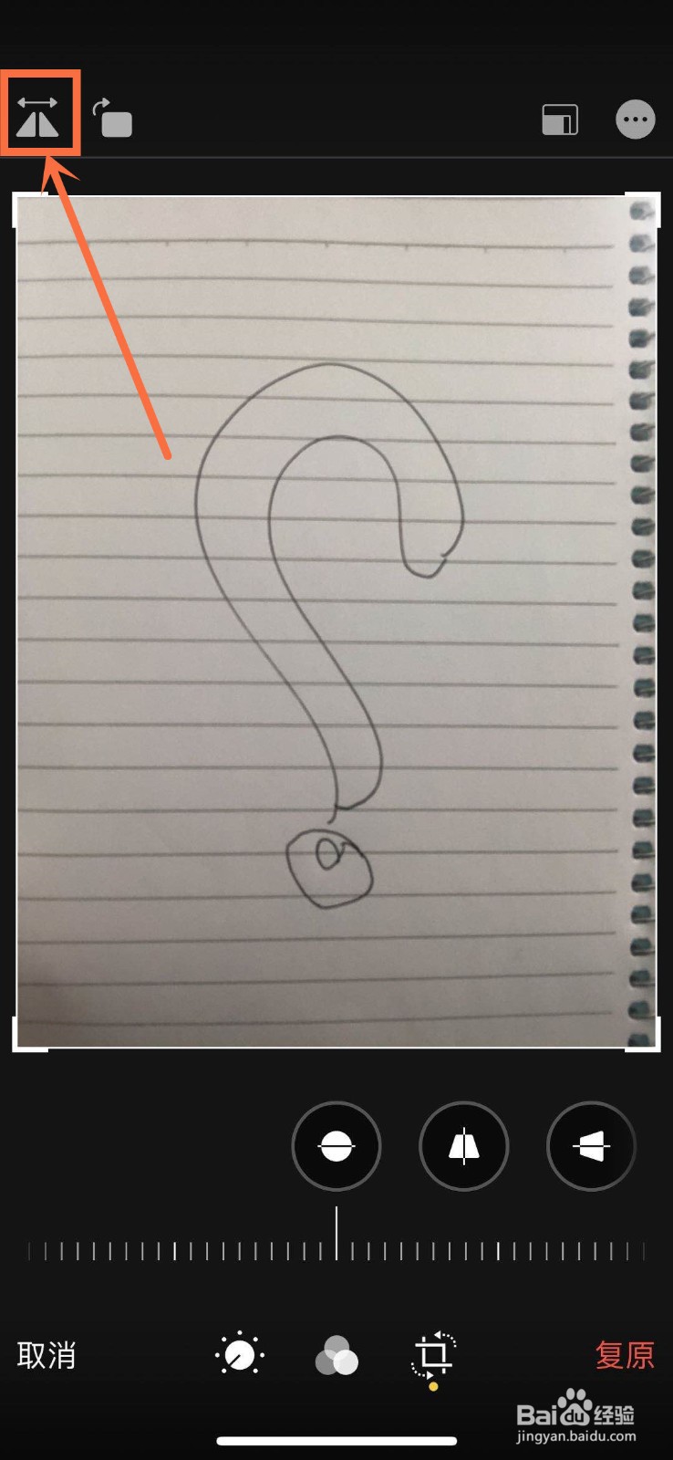 苹果原相机反向怎么关