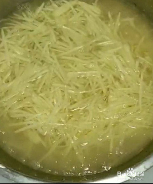 清炒土豆丝的做法