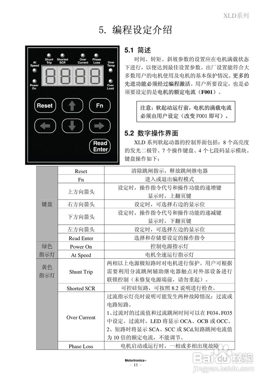 摩托托尼XLD软起动器中文说明书:[2]