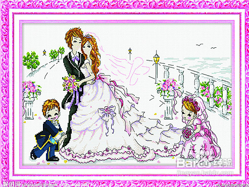 学习十字绣装裱技术为自己的十字绣美容