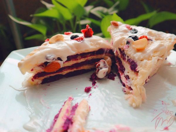 吐司新吃法紫薯三明治