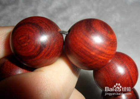 小叶紫檀佛珠手串真假鉴别