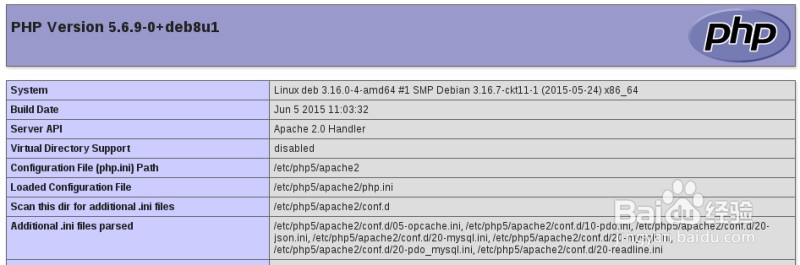lnmp如何输出phpinfo