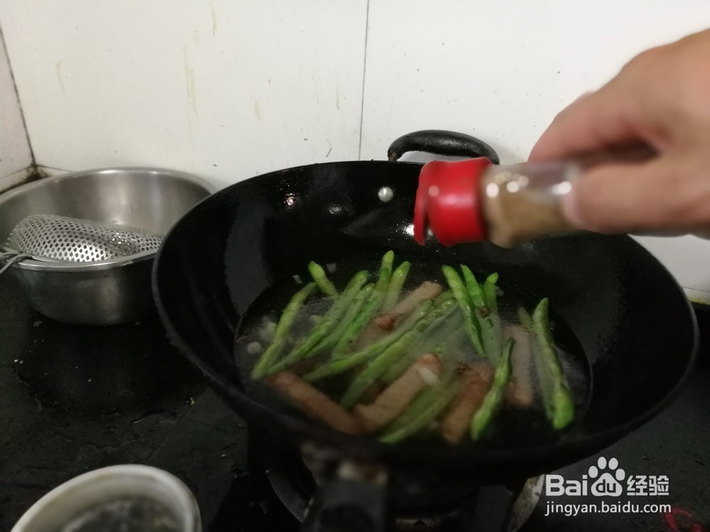猪肉条炖豆角