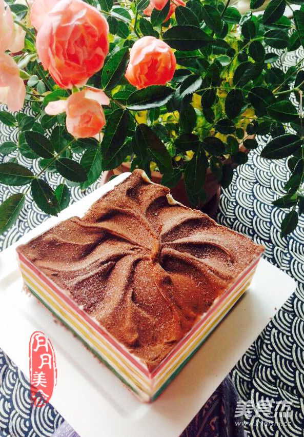 巧克力彩虹蛋糕