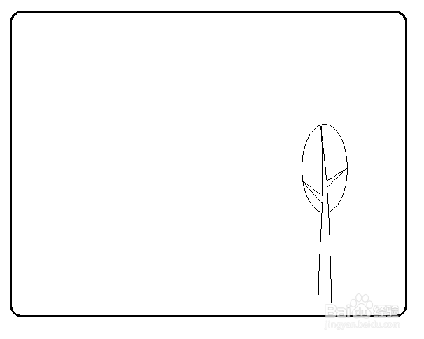 四颗树简笔画
