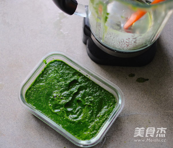 菠菜蒸蛋糕的做法