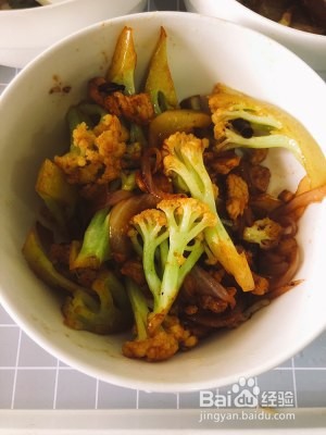 不用干锅的花菜