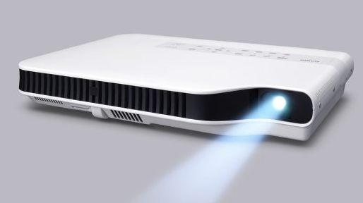 xp笔记本连接投影仪,开机时显示,完全开机以后,投影仪就蓝屏,是怎么回事,怎么连接投影仪