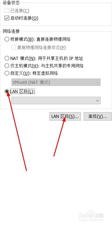 虚拟机如何重命名LAN区段