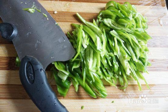 青椒肉丝的做法