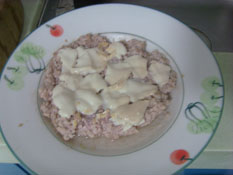 朋友推荐的一道懒人食谱——豆腐蒸肉饼