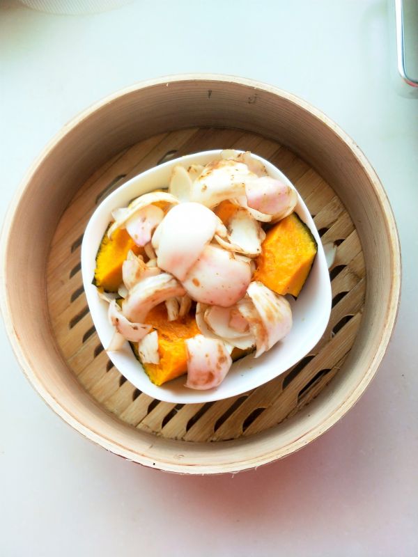 土豆大米粥、南瓜蜂蜜百合