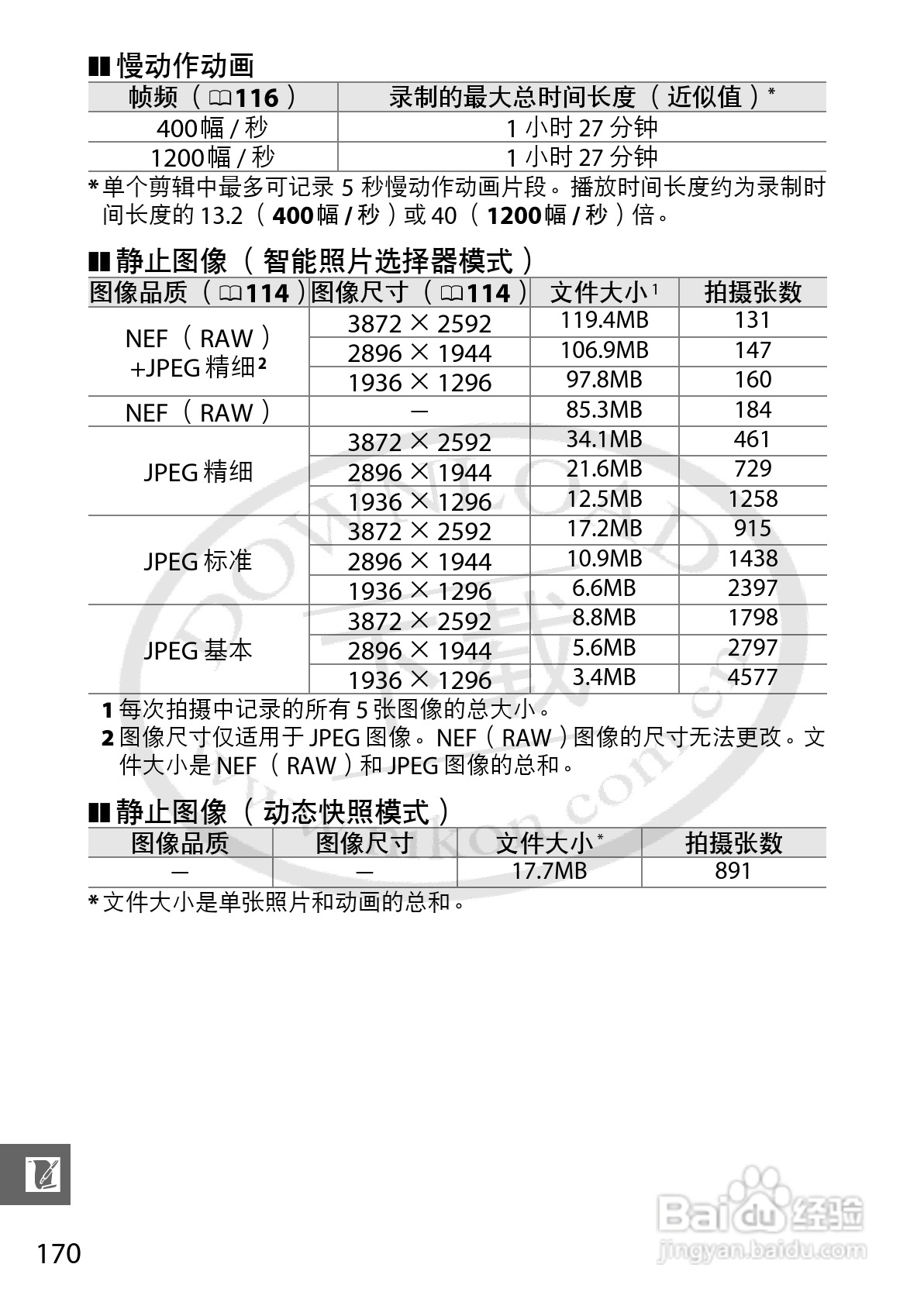 尼康Nikon 1 J1数码相机使用说明书:[19]