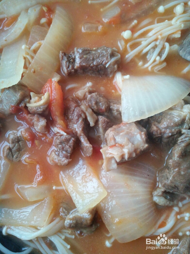 番茄牛肉怎么做？