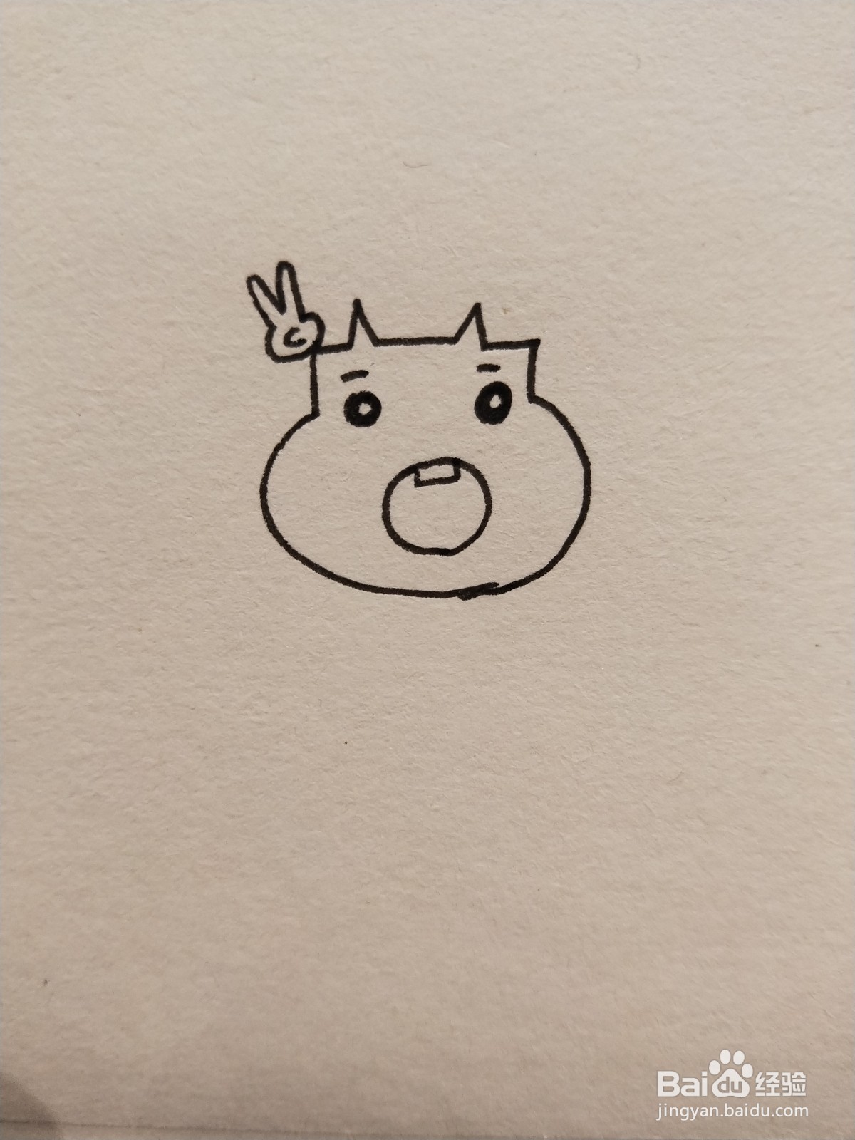 怎样画简笔画——元气女生